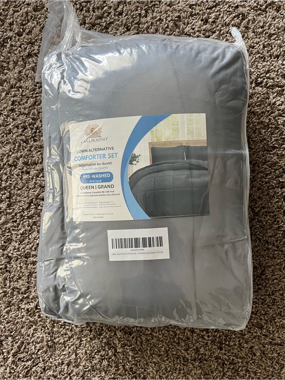 Queen Down Alternative Comforter Set